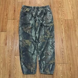 Ace Men's Sweatpants Camouflage Vintage 90s Hunting Outdoors Baggy Size XL